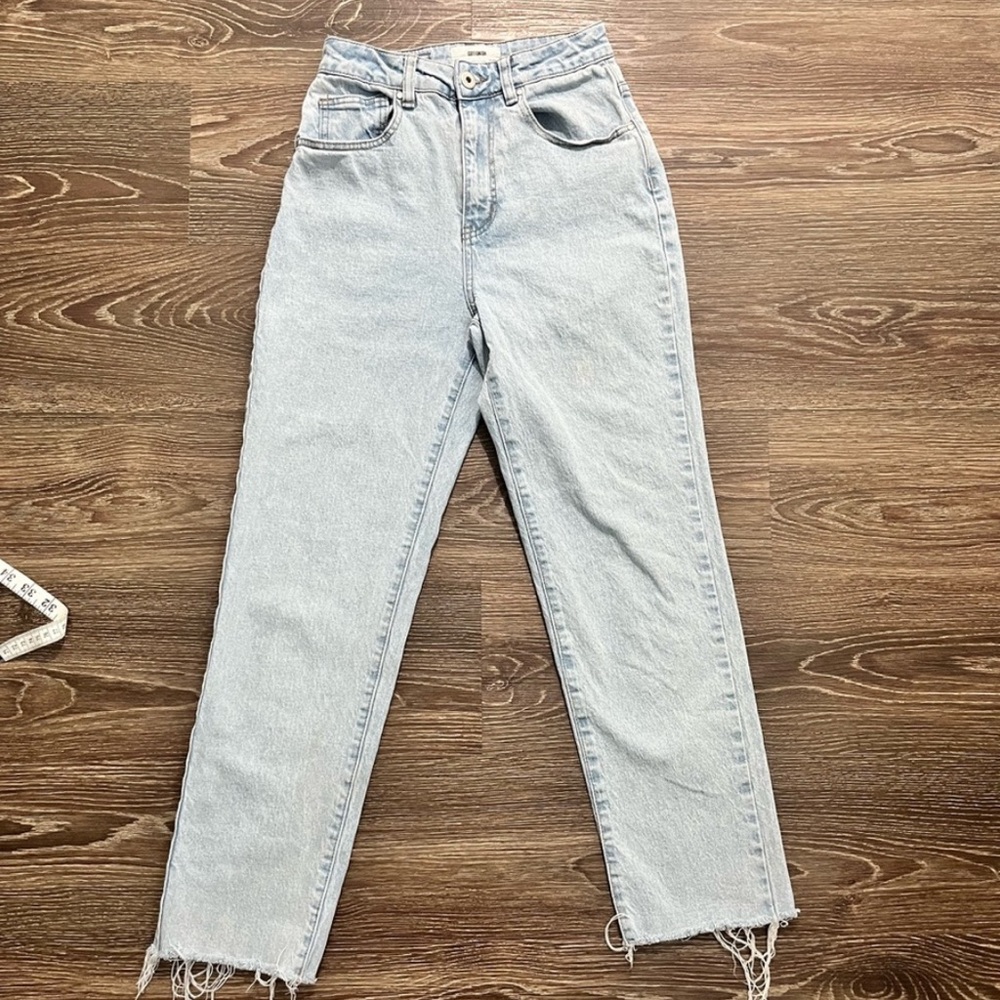 Light blue denim jeans